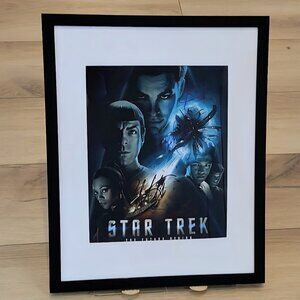 Rare Star Trek Cast Signed Autograph11X14 Framed & Matted COA, Pine Urban, Quint